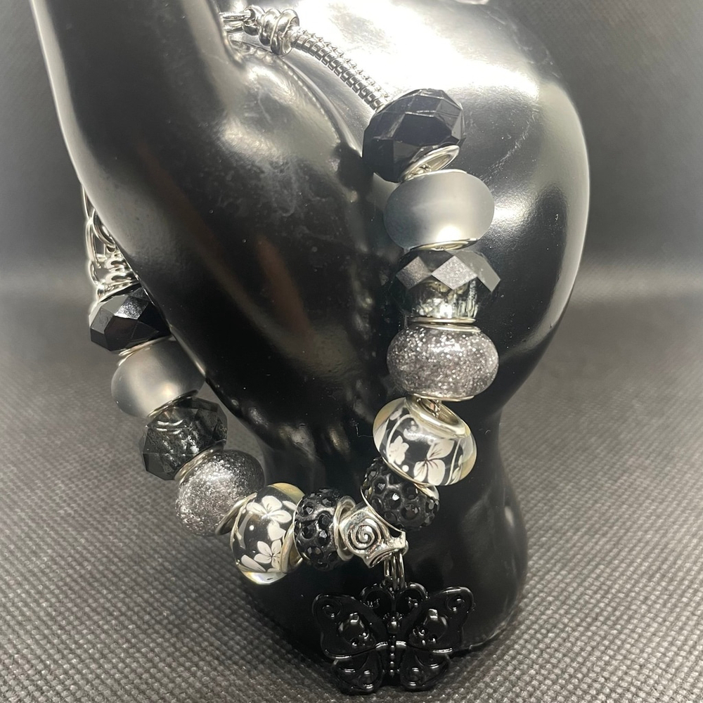 Black Death Hawk Moth Bracelet
